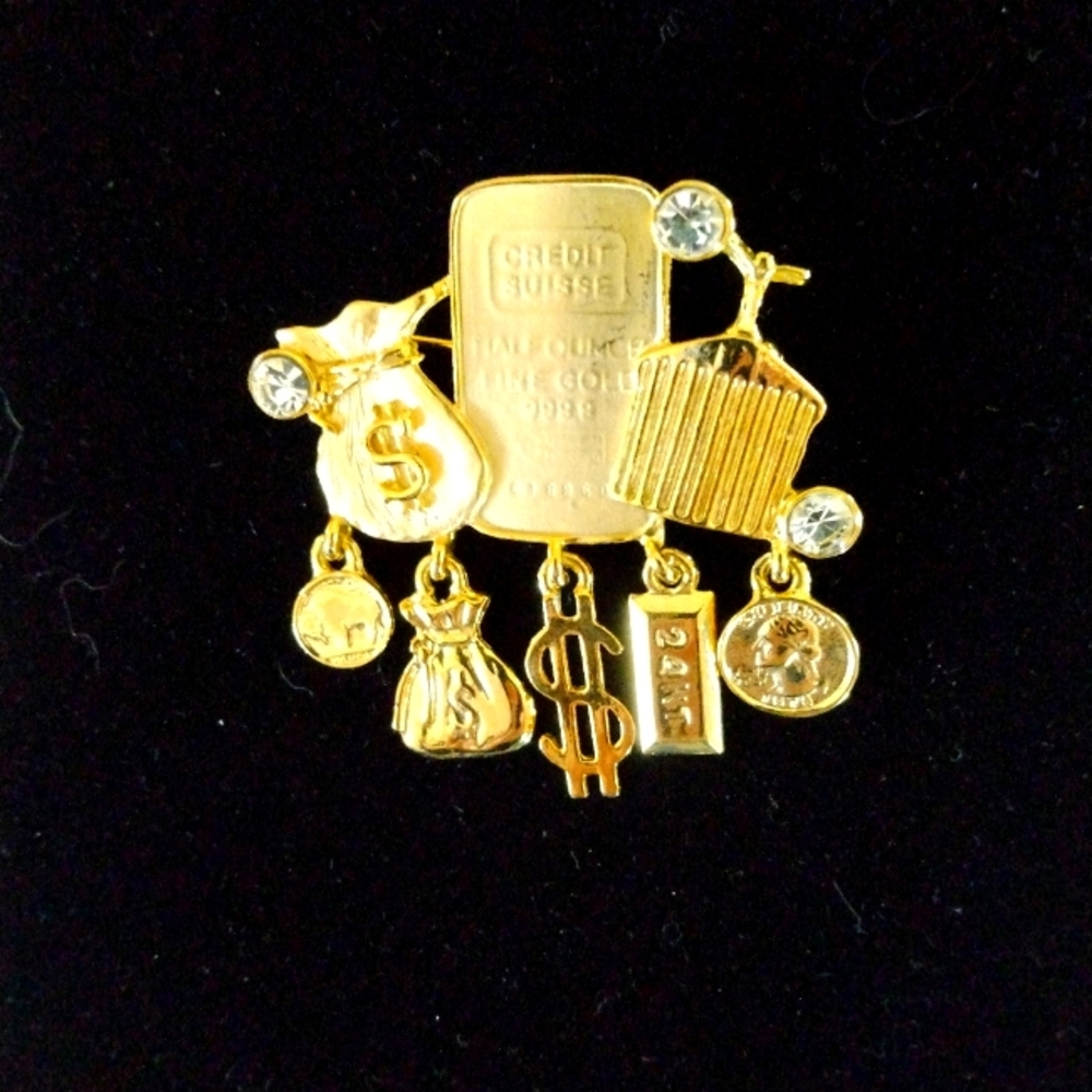 Vintage American jewelry company,$ pin / brooch